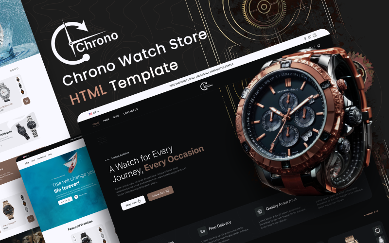 Chrono Watch Store - Preview